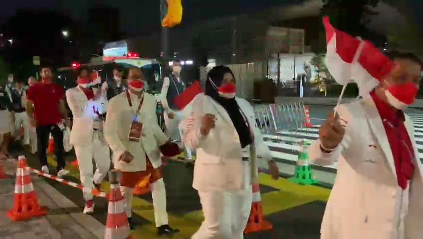 Alhamdulillah bendera merah putih berkibar lagi di event internasional