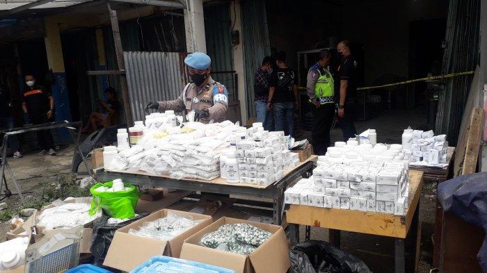 Bareskrim Gerebek Produsen Obat Keras Ilegal di Bogor