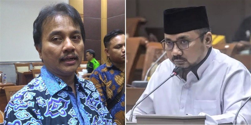 Roy Suryo dan Menteri Agama Yaqut Cholil Qoumas