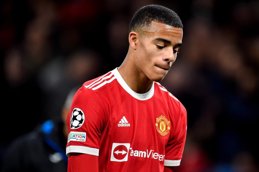 Mason Greenwood tertunduk lesu pasca pertandingan