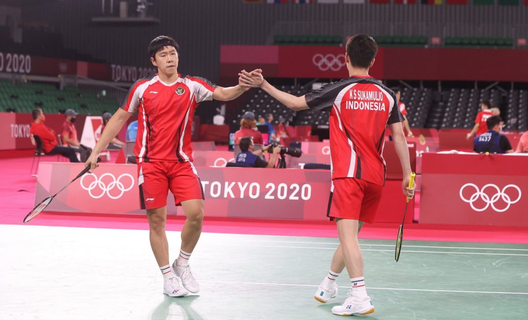 Pasangan Ganda Putra Marcus Renaldi Gideon dan Kevin Sanjaya di Olimpiade Tokyo 2020