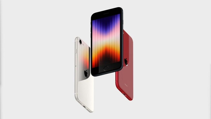 iPhone SE 2022 dalam tiga warna