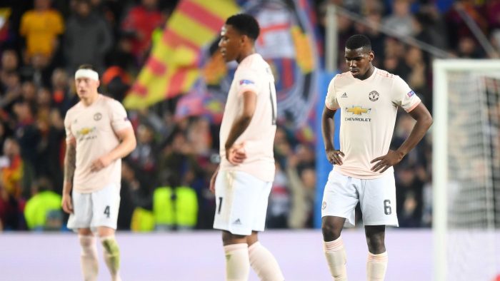 Manchester United pasca kalah dari Barcelona di Liga Champions 2018-2019