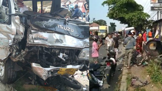 7 Orang Meninggal Dunia dalam Kecelakaan Maut di Purwasari Karawang