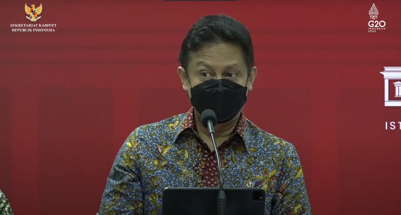 Menteri Kesehatan Budi Gunadi Sadikin. Foto: YouTube Sekretariat Presiden RI