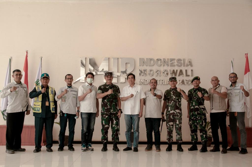 Panglima Kodam XIII/Merdeka yang baru, Mayjen TNI Alfret Denny Tuejeh, melakukan kunjungan kerja ke PT Indonesia Morowali Industrial Park (IMIP), Jumat (10/6/2022).