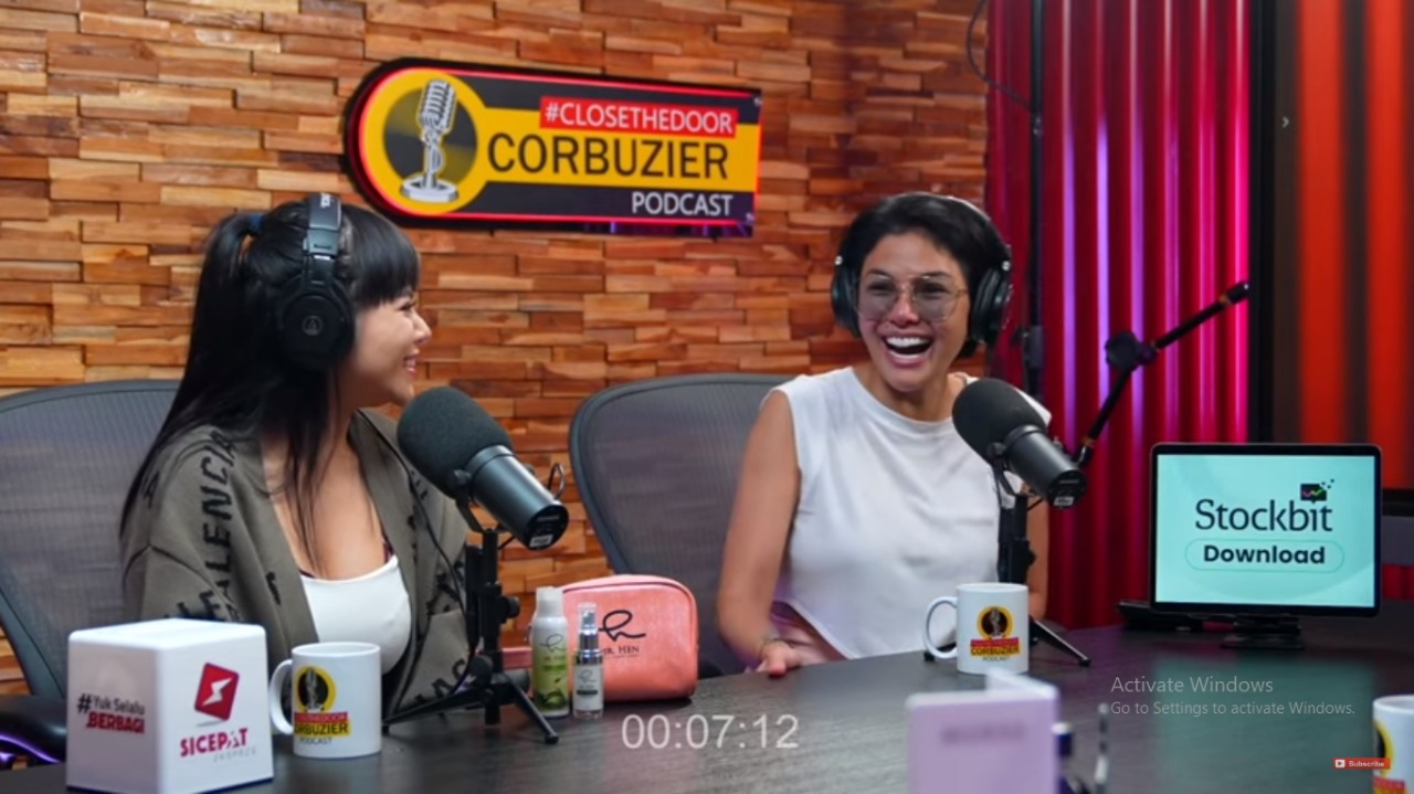 Nikita Mirzani pada podcast Deddy Corbuzier