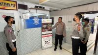 Kapolres Gorontalo Kota AKBP Ardi Rahananto meninjau langsung pelayanan di kantor Satuan Lalu Lintas, pada Selasa 16 Agustus 2022.
