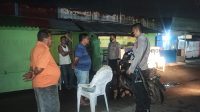 Personel Polsek Kota Utara gencar melakukan patroli di malam hari, pada Rabu 24 Agustus 2022.