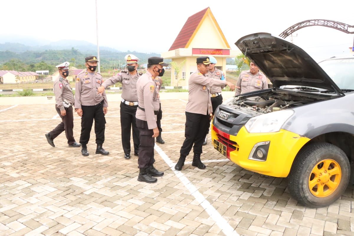 Kapolres Morowali Pimpin Apel Gelar Pasukan Pengamanan Unjuk Rasa