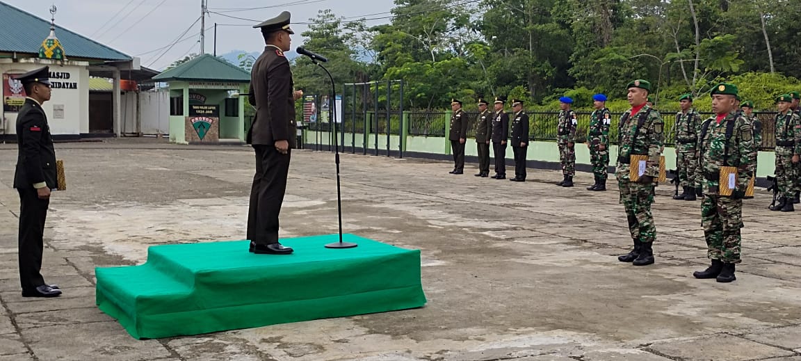 Dandim 1311 Morowali Inspektur Upacara Hari Sumpah Pemuda