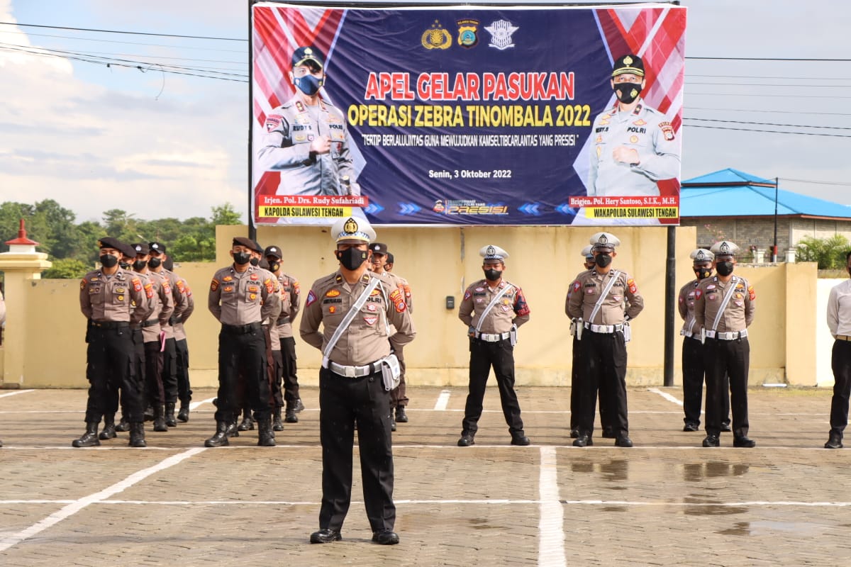 Polres Morowali Gelar Pasukan Operasi Zebra Tinombala 2022