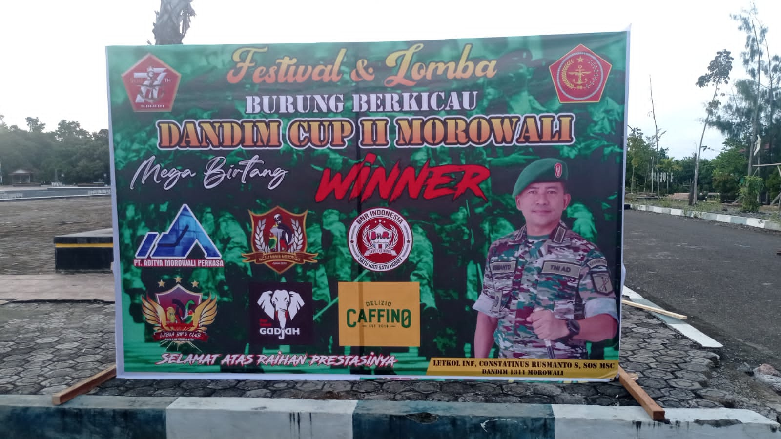 Letkol Inf C Rusmanto Buka Festival dan Lomba Burung Berkicau