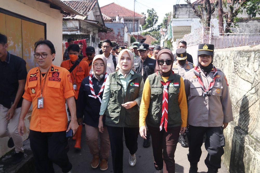 Kota Bogor Tanggap Darurat Bencana, Kapolda Jabar dan Ketua Jabar Bergerak Tinjau Lokasi Bencana