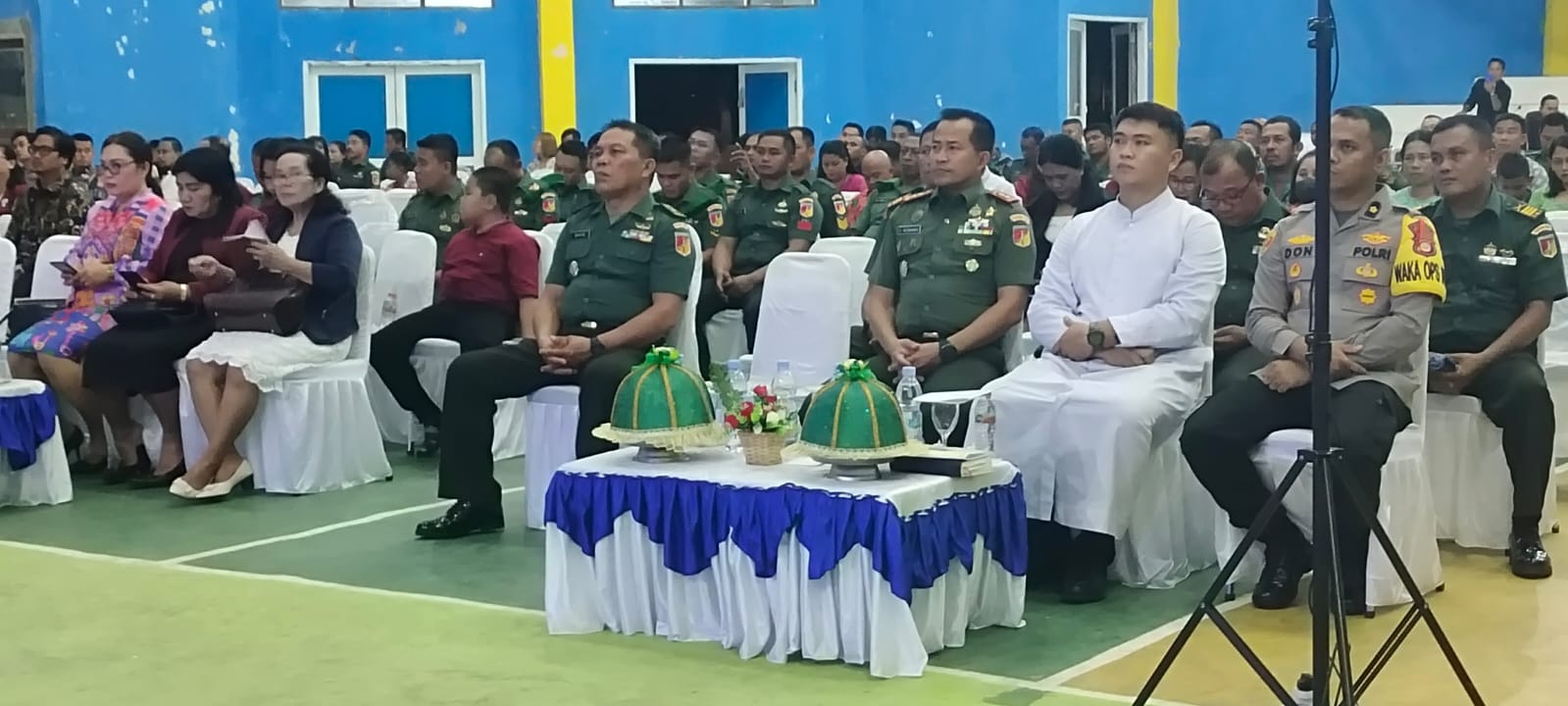 Pemda Morowali Gelar Natal Bersama TNI- POLRI