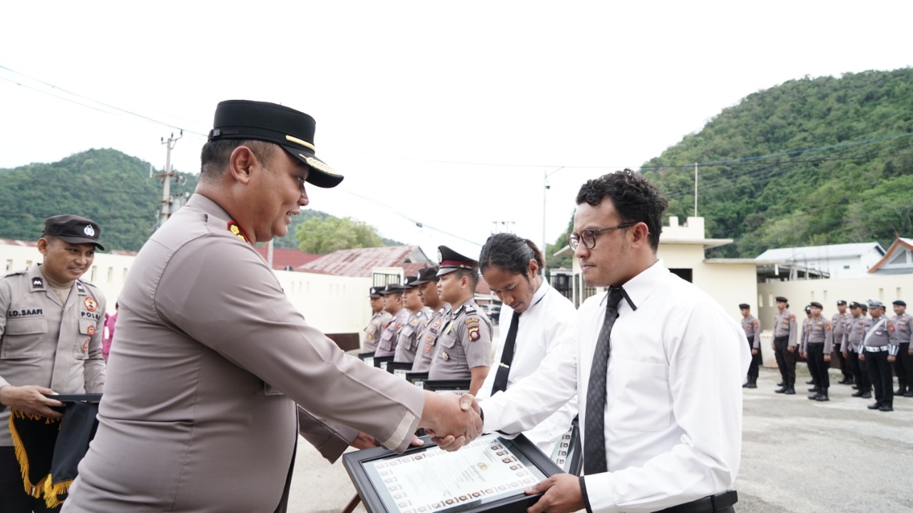 Berjasa dan Berinovasi, 8 Polisi Gorontalo Dapat Penghargaan