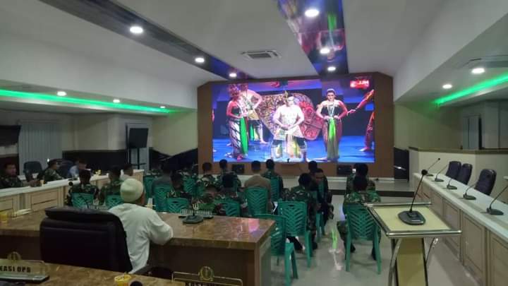 Nonton Bareng Wayang Orang, Korem 132 Tadulako Tanamkan Maknanya