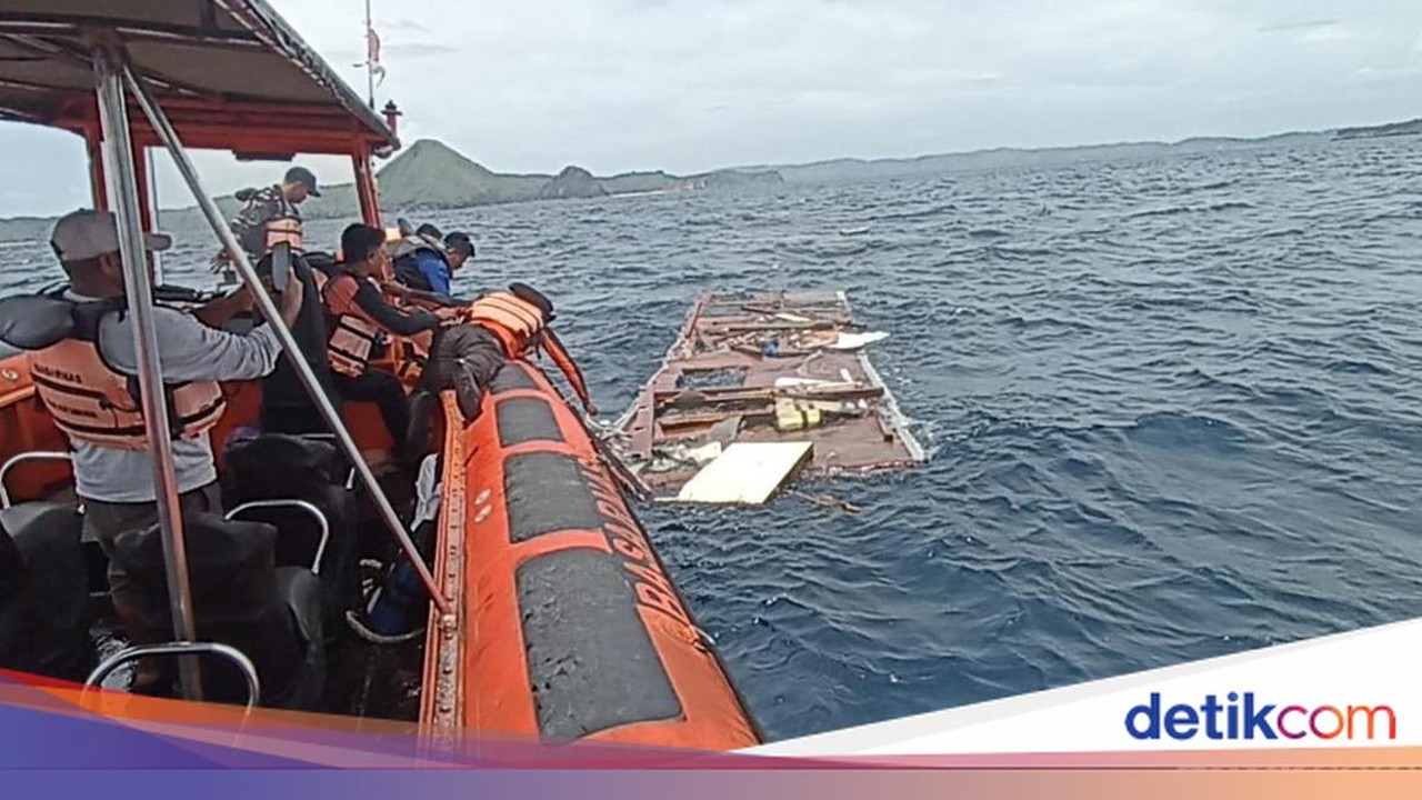 Serpihan Kapal Tenggelam di Labuan Bajo Ditemukan, Pelatih Valencia dan 3 Anaknya Masih Hilang