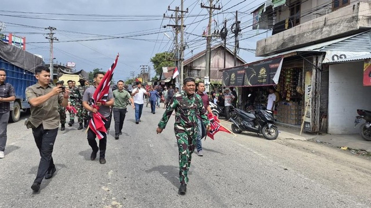 Bendera Bulan Bintang Berkibar di Aceh, TNI Tegaskan Larangan Simbol Separatis